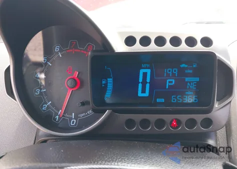 2013 Chevrolet Sonic Lt Auto из США, поврежденный, VIN 1G1JC5SHXD4104384